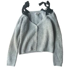 Forever 21 bow tie cardigan